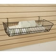 thumbnail image 3 of 24"W x 10"D x 5"H Double Sloping Basket - Black Color,Pack Size - 6, 3 of 6