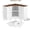 White, variant on Homieasy L-Shaped Corner Cabinet, Kitchen Pantry Storage Cabinet with Built-In Outlets & 360° Lazy Susan, Farmhouse Coffee Bar Cabinet,Corner Pantry for Kitchen Dining Living Room,Black