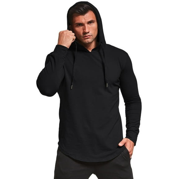 Aiyino Men's Long Sleeve Fashion Athletic Hoodies Sport Sweatshirt Hip Hop Pullover S-5XL