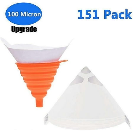 HIAKDOFT Lot De 120 Entonnoirs Jetables En Papier Pour Huile Moteur