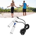 thumbnail image 4 of Sports Tool, Jumping Rope High-definition Screen Display With Plastic Handles For Exercise For Fitness For Weight Loss White+Black, 4 of 8