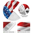 thumbnail image 2 of FMSHPON Independence Day Striped American Flag Xmas Christmas Tree Skirt Stand Mat for Holiday Party Decoration Indoor Outdoor 36 inches, 2 of 6