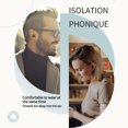 thumbnail image 3 of XINQIHANG BasicLogic Ear Plugs for Sleeping Noise Cancelling - Ultra Soft and Reusable Hearing Protection, Loop Ear Plugs for Music Events, Sleep, Work, Study, and Travel, Concert Ear Plugs. (Black), 3 of 7
