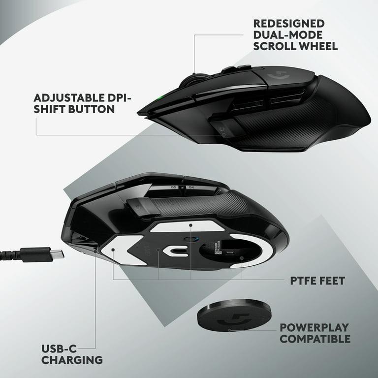 Logitech G502 X LIGHTSPEED Wireless Gamer Gaming Mouse