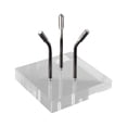 thumbnail image 3 of Acrylic Ball Stand Home Decor with Acrylic Base Display Stand Display Stand Base 6cmx6cm, 3 of 8