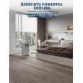 thumbnail image 2 of 10000BTU Portable Air Conditioner, 3-in-1 Remote Control AC with 24-Hour Timer, Cools Up to 450 Sq. Ft. with Fan & Dehumidifier, Sleep Mode, Auto Swing, 24H Timer, 2 of 7