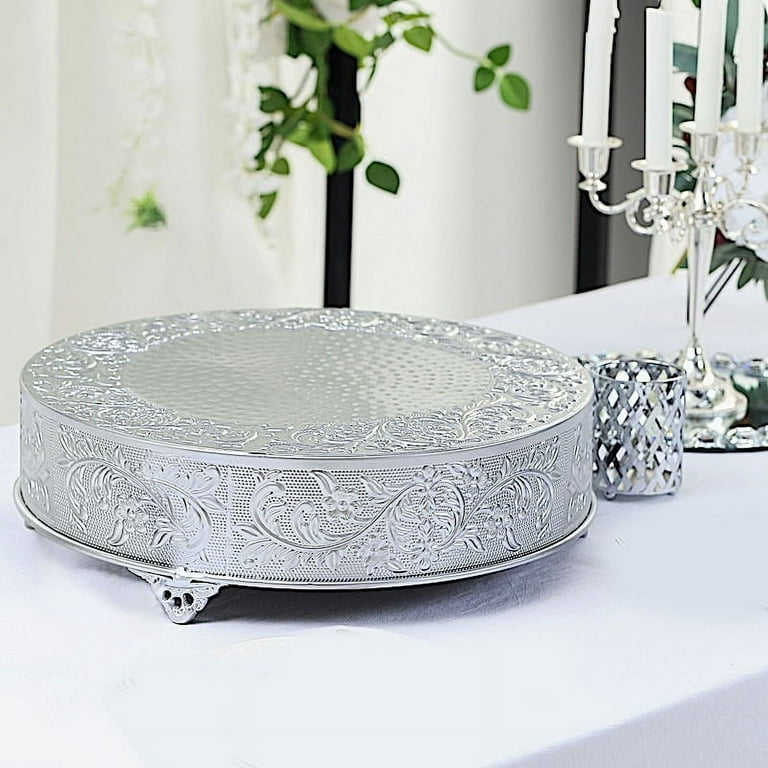 Large Silver Cake Boards Round & Square 10 Extra Strong Base Wedding Party  25cm