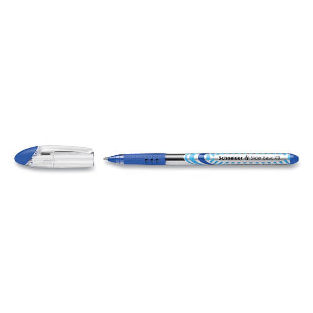 Slider Ballpoint Pen, Stick, Extra-Bold 1.4 Mm, Blue Ink, Blue/silver Barrel, 10/box | Bundle of 2 Boxes