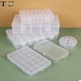 thumbnail image 2 of Jewelry Store Beaded Loose Bead Storage Box Transparent Plastic Lattice Box Accessory Box Classification Lattice Small Parts Box L, 2 of 6