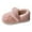 Pink, variant on CAIXIA Women's Cozy Bootie Slippers Memory Foam Warm House Shoes with Fluffy Collar Non- Indoor Outdoor