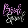 thumbnail image 2 of Women's Word Art Hooded Sweatshirt - Bride Squad, 2 of 2