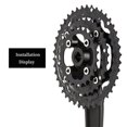 thumbnail image 5 of BUCKLOS 38/26T Mountain Bicycle Chainrings MTB Bike Round Fit 10 speed Chain Ring, 5 of 7