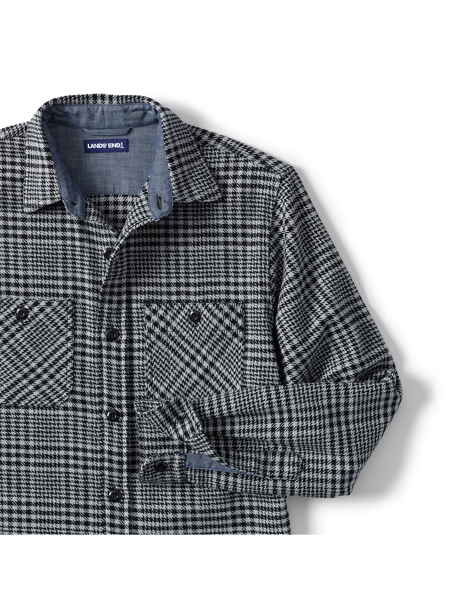 men's traditional fit rugged flannel shirt
