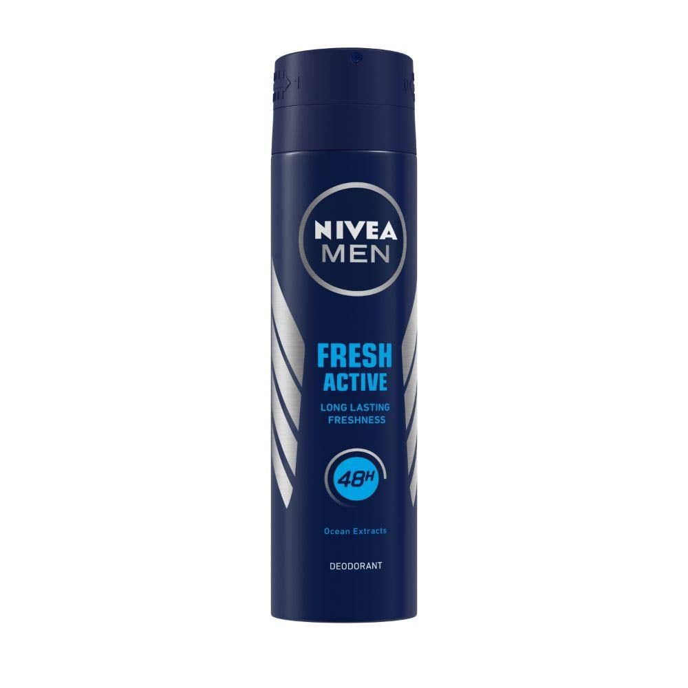 compromis Bloeden ik ben trots Nivea Men Fresh Active 48H Anti-Perspirant Spray, 150ml - Walmart.com
