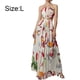 thumbnail image 2 of Vestido sin mangas con estampado floral de verano tropical para mujer con tirantes finos en la playa Adepaton  BST3005856-3, 2 of 6