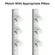 thumbnail image 4 of Clips de soporte de estante de 10 piezas soporta el estante inoxidable soportes clips estantes de pilaster, 4 of 7