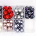 thumbnail image 5 of K-KED 90 PCS Mix Color Real Half Drilled Round Shell DIY 10mm With Box Loose Beads, 5 of 6