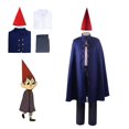 thumbnail image 2 of Disfraz de Cosplay de Anime Wirt Over The Garden Wall, disfraz de Cosplay de Wirt, capa, camisa, pantalones, atuendo de Halloween para niños adultos, 2 of 5