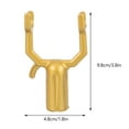 thumbnail image 2 of OUNONA 6Ud Accesorios De Forquilla Para Barra De Ropa Para Uso En Y Hogar, 2 of 8