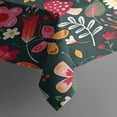 thumbnail image 3 of Pioneer Flower Floral Print Pattern Rectangle Tablecloth 60"x84",Waterproof Polyester Rectangle Table Cloth, Wipeable Spillproof Polyester Tablecloth for Dining, Camping, Indoor and Outdoor, 3 of 5