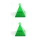 thumbnail image 4 of Yuarrent Globo Peso fijo Compromiso Banquete Año Nuevo Globos de plástico Colgantes Envoltura de regalo Decoración Accesorio Verde Verde 2Conjunto, 4 of 6