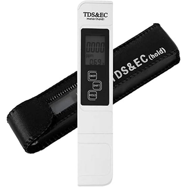 Pantalla LCD TDS EC Meter Digital TDS Tester 3 en 1 para calidad del agua Pen Tester EC, conductividad y temperatura Calidad del agua potable Medición de pureza Picine Lab TUNC Sencillez