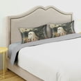 thumbnail image 3 of Yayeee Pillowcase King Size Set of 2 Satin Wrinkle Resistant Pillow Case, Ghost in Strawberry Fields, 3 of 7