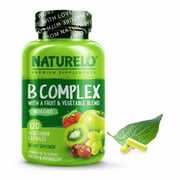 Naturelo B Complex Plant Based With Organic Fruits And Veggies - 120 Vegetable Capsules
