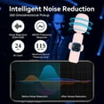 thumbnail image 5 of XINNIUT Wireless Lavalier Microphones with Noise Cancellation for iPhone - 2 Mini Mics for Youtube Podcast Interview Vlog Livestreaming, 5 of 7