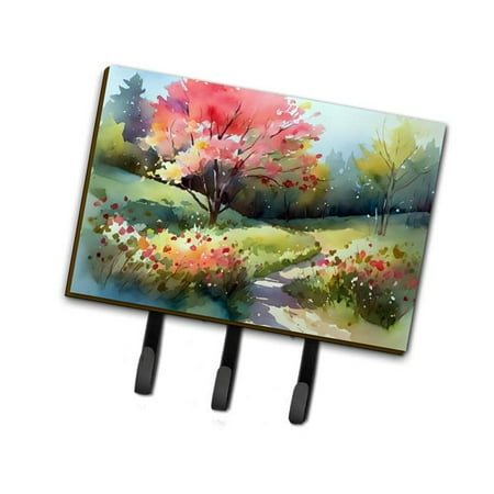 Carolines Treasures DAC1693TH68 9 x 6 in. Unisex North Carolina Dogwoods in Watercolor Leash or Key Holder