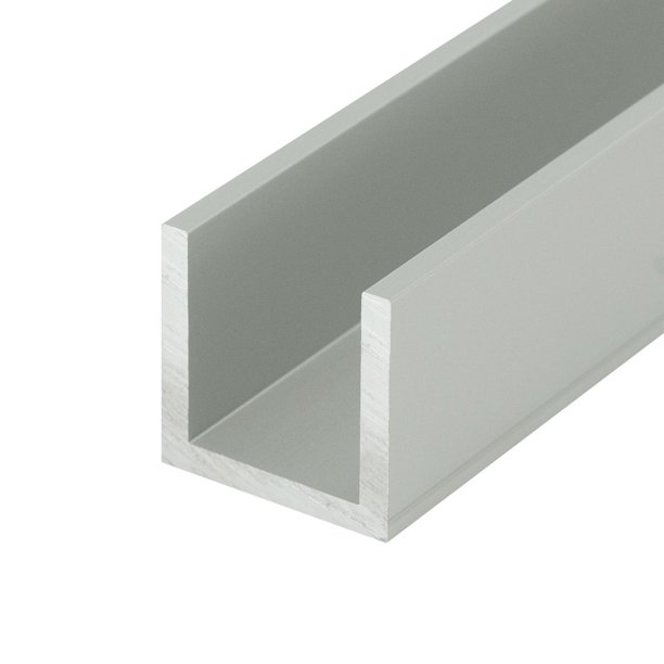 Outwater Alu1041 S Satin Aluminum 3 4 Aluminum U Channel C Channel 36 Inch Lengths Pack Of 4 Walmart Com Walmart Com