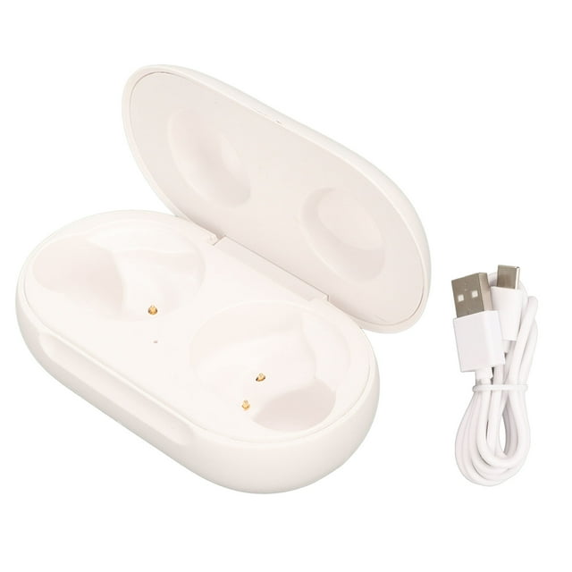Estuche de carga Estuche de cargador inteligente profesional portátil de repuesto para Galaxy Buds Blanco