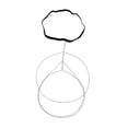 thumbnail image 2 of Cadena de muslo para mujer Cadena de muslo de cuerpo de bikini ajustable Cadenas de pierna de cristal bohemio Plata jinwen Cadena de pierna, 2 of 8