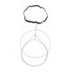 thumbnail image 2 of Cadena de muslo para mujer, de moda, multicapa, fácil de usar, estilo bohemio, ajustable. Plata, 2 of 9
