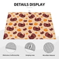 thumbnail image 3 of Sikiie Thanksgiving Turkey and Pumpkin Dish Drying Mat, Kitchen Counter Mat, Self Drying Mat for Kitchen Counter Dish Drying Pad ,for Dishes, Utensils, Pots and Pans(24" x 18"), 3 of 7