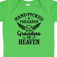 thumbnail image 4 of Inktastic Handpicked for Earth by My Grandpa in Heaven Angel Wings Boys or Girls Baby Bodysuit, 4 of 5