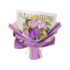 thumbnail image 3 of Ramo de flores de ganchillo, ramo de flores hecho a mano, flores artificiales, plantas artificiales Púrpura, 3 of 9