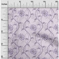 thumbnail image 2 of oneOone Viscose Jersey Light Purple Fabric Florals Dress Material Fabric Print Fabric By The Yard 60 Inch Wide, 2 of 5