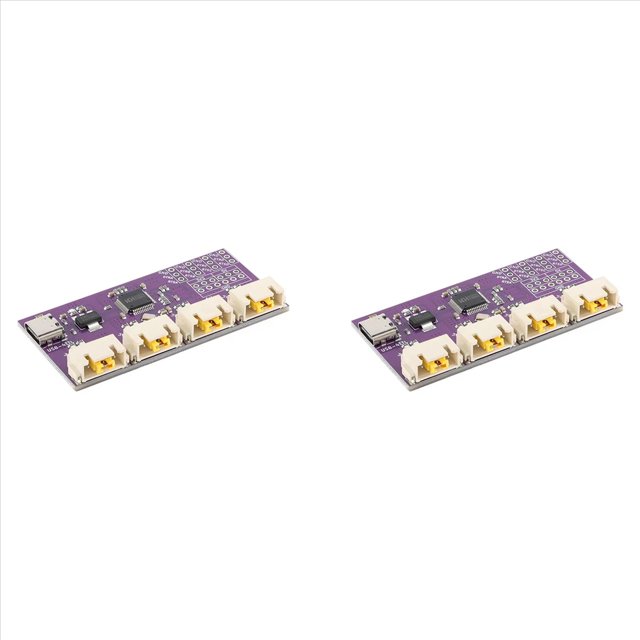 2X Módulo de Conversión de Comunicación con Chip CH344 de Alta Velocidad de 6 Mbps, Puerto Serie TTL de 4 Canales, Interfaz USB Tipo C, Interfaz USB Tipo C, 6 Mbps