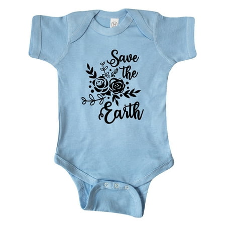 

Inktastic Earth Day Save the Earth Flowers Gift Baby Boy or Baby Girl Bodysuit