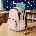 thumbnail image 4 of HUIACONG Kids Backpack Bubble Mom Otter 17 Inch 4 Pieces Lunch Bag (Insulated), Pencil Case & Water Bottle Sleeve, Thick Padded Back, for Elementary School, 4 of 7