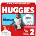 thumbnail image 1 of Huggies Little Snugglers Baby Diapers, Size 2 (12-18 lbs), 84 Count, 1 of 9