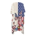 thumbnail image 2 of HELLHERO Flag Butterfly Bathing Suit Cover Up High Quality Fabrics Comfortable Free Size Long Kimono Swimsuit Cover Up for Wife, 2 of 6