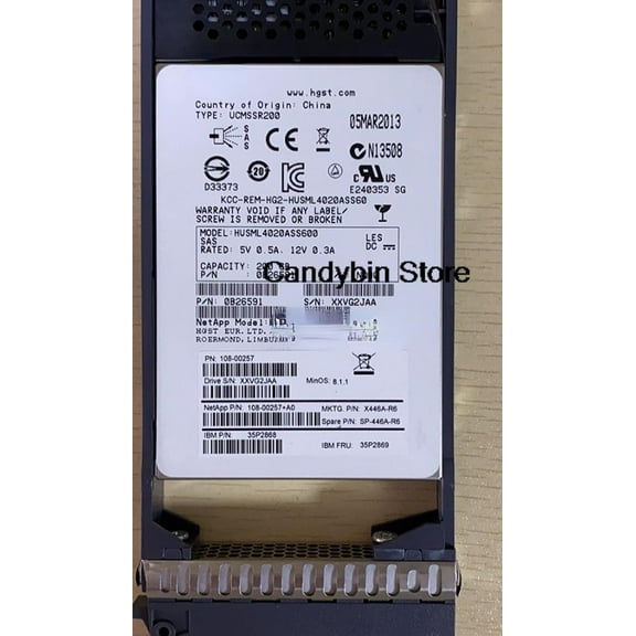 X446B-R6 SP-446A-R6 108-00257 A0 SSD 200G SAS