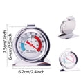 thumbnail image 4 of MesaSe 2pcs  2-Pack Large Dial Refrigerator Freezer Thermometer  Classic Series Kitchen Thermometer for Fridge  Cooler  Freezer Temperature Gauge, 4 of 7