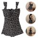 thumbnail image 5 of KAKOWELY Traje de baño floral de una pieza para mujer, elegante vestido de baño sin espalda, 5 of 5