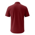 thumbnail image 4 of LIBRCLO Mens Polo Shirt with Pocket Short Sleeve Collar Casual Work Golf Shirts, 4 of 8