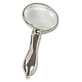 thumbnail image 2 of PINPOINT 5X Power Magnifier | Petite 3.5-Inch (8.9 cm) Length | 1.25-Inch (3.2 cm) Chrome-Plated Glass Lens | Keychain & Necklace Ready | Elegant Design with Protective Pouch, 2 of 2