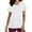 #1 White, variant on Lolmot Scrub Tops for Women Christmas Printed Short Sleeve V-Neck Nurse Working Uniform Holiday Tunic Blouse with Pockets