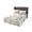 Beige, variant on Eucalyptus Leaves Bed Skirt Twin XL Size 18 Inch Drop, Spring Pastoral Butterfly Botanical Wrap Around Bed Skirts Set - 1 Bed Sheet & 1 Pillowcase(30"x20"), Dust Ruffle Bedding Sets